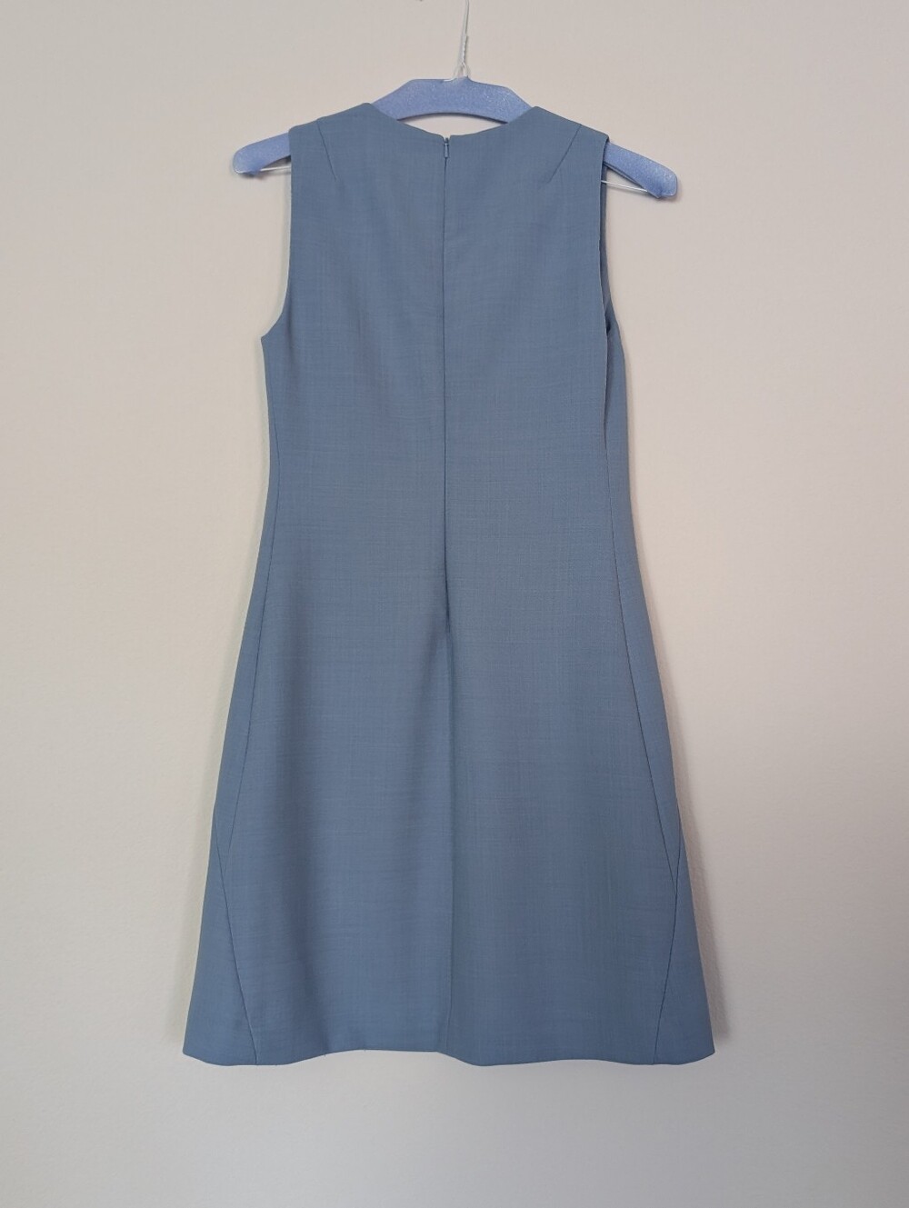 Tory Burch Blue Crew Neck Mini Dress SZ 8 - Picture 2 of 6